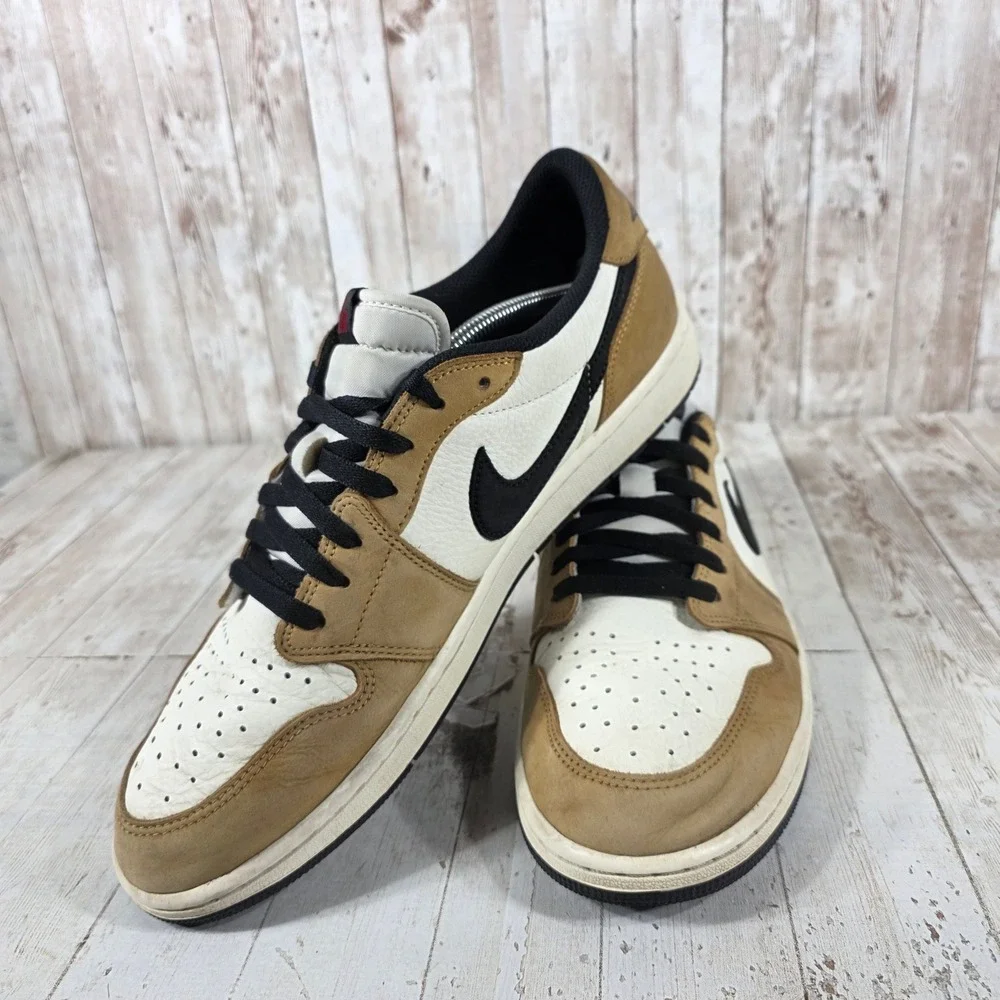Air Jordan 1 Retro Low OG Mocha Palomino Black White CZ0790-107 Mens 13